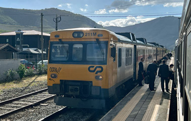 Douro Valley diesel train