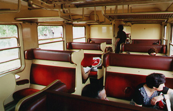 Inside the Austrian coaches