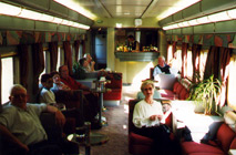 The Ghan from Adelaide to Alice Springs & Darwin:  The Dreamtime lounge