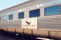 The Indian Pacific:  By train from Sydney to Adelaide to Perth