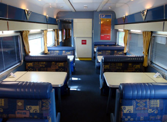 Indian Pacific & The Ghan:  Red Kangaroo restaurant