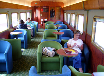Indian Pacific & The Ghan:  Red Service lounge car