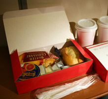 Standard sleeper breakfast