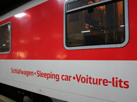 City Night Line sleeper, exterior
