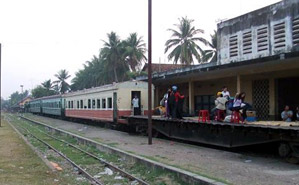 The Battambang-Phnom Penh train, Cambodia