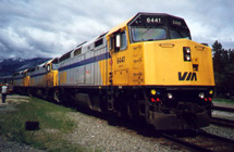 The Toronto-Vancouver 'Canadian' at Jasper