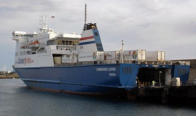Condor Ferries 'Commodore Clipper' conventional ship from Portsmouth to the Channel Islands