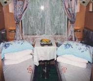 Deluxe soft sleeper, Hong Kong - Beijing / Shanghai through train.
