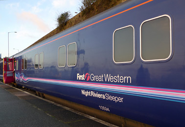 The Night Riviera sleeper at St Erth