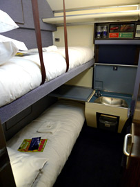 Night Riviera sleeper from London to Cornwall:  2-berth sleeper