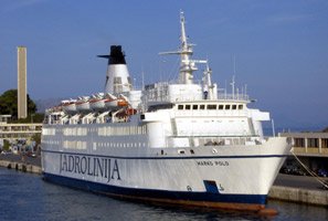 The Jadrolinija ferry links Rijeka, Split & Dubrovnik