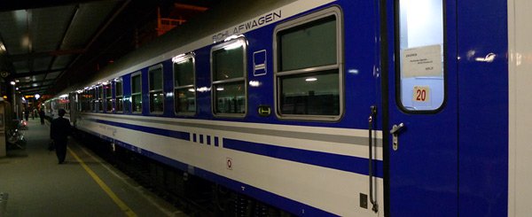Refurbished sleeping-car on the Zagreb-Split overnight train