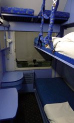 3-bed sleeper on the Zagreb-Split overnight train
