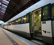 InterCity train for Copenhagen about to leave Esbjerg...