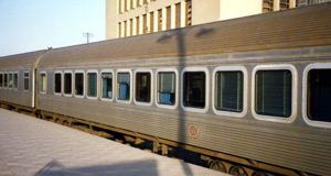Egyptian Railways - air-conditioned express train as used Cairo-Alexandria