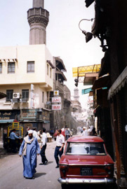 A street scene in old Islamic Cairo...