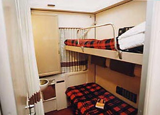 2-bed sleeper on the overnight train from Cairo to Luxor & Aswan