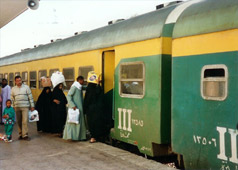 Trains in Egypt - 2nd & 3rd class ordinary train