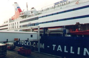 Boarding Tallink's 'Regina Baltica' from Stockholm to Tallinn