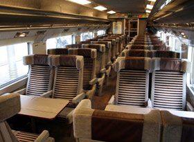 Eurostar second class from London to Paris & Brussels