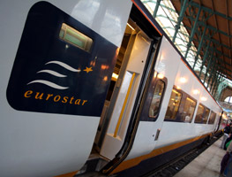 Eurostar at Paris Nord