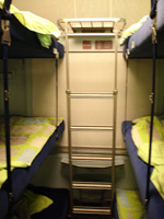 French overnight trains:  2nd class 6-bunk couchette