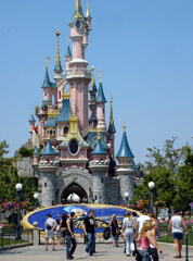 Direct Eurostar to Disneyland Paris: This is Sleeping Beauty's castle.