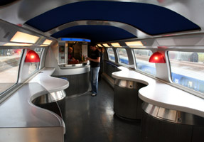 upper deck of a TGV Duplex