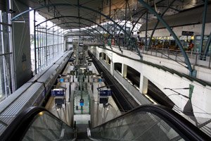 Lille Europe station, served by TGV and Eurostar.