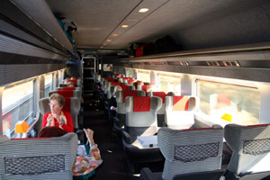 TGV 1st class seats...
