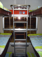 French 2nd class 6-bunk couchette