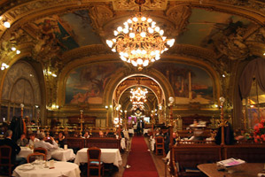 Inside the Train Bleu restaurant, Paris Gare de Lyon