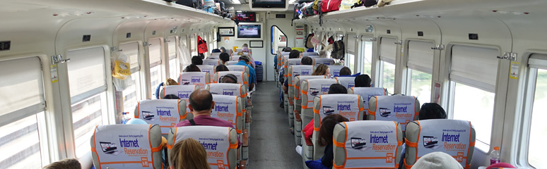 Eksekutif class seats on the Argo Dwipangga