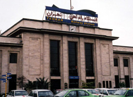 Above: Tehran railway station. Don t worry if you arrive a few hours