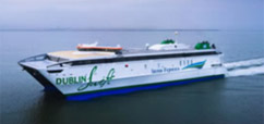 Irish Ferries 'Dublin Swift' from Holyhead to Dublin.  Photo courtesy of Irish Ferries
