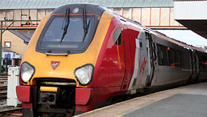 Virgin Trains' Pendolino from London to Holyhead