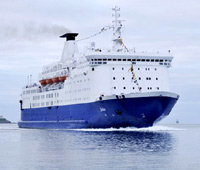 Swansea-Cork ferry 'Julia' at Cork