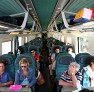 Eurostar Italia 2nd class seats