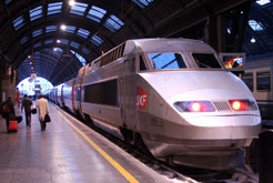 France's 186 mph TGV ...