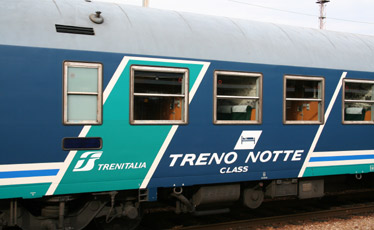 Standard sleeping-car on Italian overnight train
