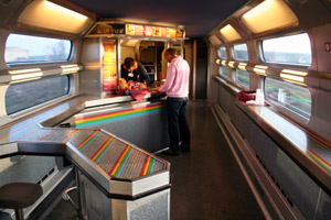 TGV bar car...