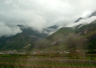 Scenery on the Brenner route