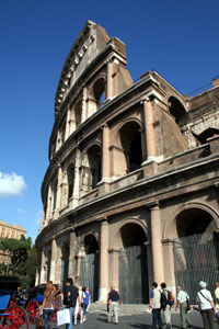 Italy by train - the Colosseum, Rome