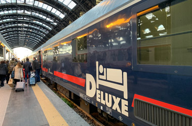 Standard sleeping-car on Milan-Sicily train