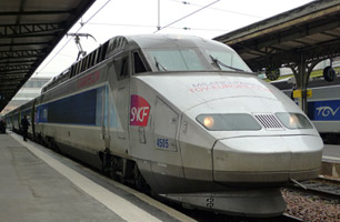 TGV from Milan to Paris