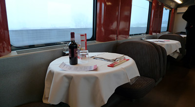 Frecciarossa restaurant car