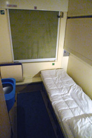 3-bed sleeper on the Jan Kiepura EuroNight train from Amsterdam to Warsaw