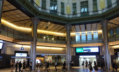 Inside Tokyo station's Marunouchi North Entrance