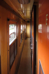 Sleeper corridor, Nairobi to Kisumu train
