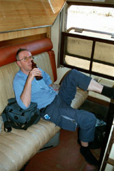 1st class 2-berth sleeper on the Mombasa-Nairobi train